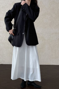 Waffle Textured Oversized Blazer - Image 9