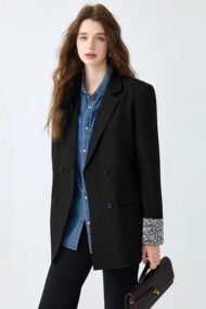 Loose Fit Long Sleeve Blazer - Image 13