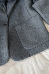 Wool Blend Relaxed Fit Blazer - Image 23