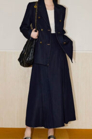 Double Breasted Twill Blazer - Image 12