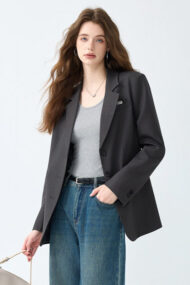 Elegant Long Sleeve Blazer - Image 12