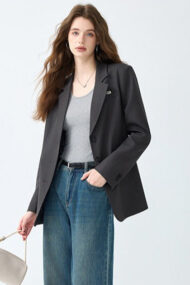 Elegant Long Sleeve Blazer - Image 15