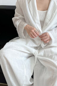 Lightweight Linen-Look Blazer - Image 5