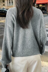 Minimalist Button Long Sleeve Cardigan - Image 15