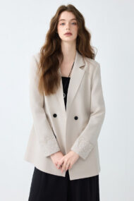 Loose Fit Long Sleeve Blazer - Image 9