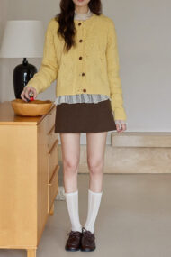 Vintage Crochet Knit Cardigan - Image 9