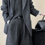 Wool Blend Relaxed Fit Blazer