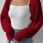 Ribbed Knit Long Sleeve Cardigan