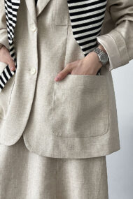 Linen Relaxed Fit Blazer - Image 9