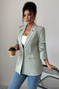 Minimalist Long Sleeve Blazer - Image 6