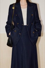 Double Breasted Twill Blazer - Image 11