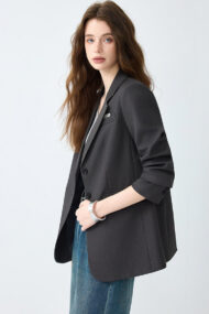 Elegant Long Sleeve Blazer - Image 14
