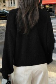 Minimalist Button Long Sleeve Cardigan - Image 11