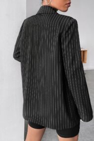 Striped Casual Blazer - Image 4
