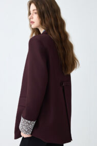 Loose Fit Long Sleeve Blazer - Image 3