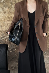 Vintage Casual Long Sleeve Blazer - Image 12