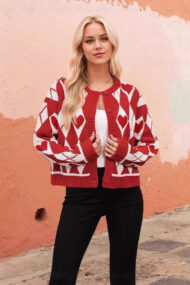 Red Heart Cardigan - Image 4