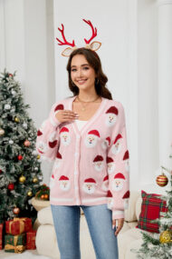Santa Knit Cardigan - Image 2