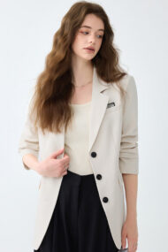 Elegant Long Sleeve Blazer - Image 5