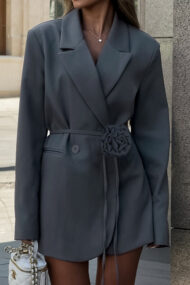 Elegant Floral Blazer - Image 2