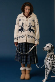 Fair Isle Contrast Reindeer Collar Sweater - Image 5