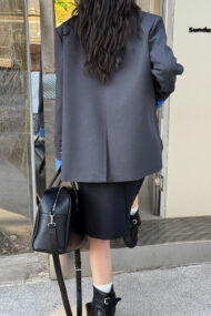 Elegant Casual Colorblock Blazer - Image 7