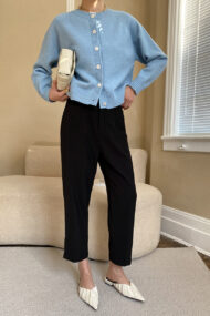 Jade Button Raglan Cardigan - Image 13