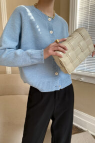 Jade Button Raglan Cardigan - Image 12