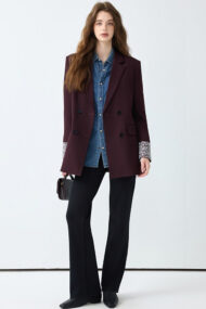 Loose Fit Long Sleeve Blazer - Image 6