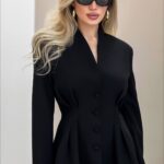 Belted Slim Fit Blazer