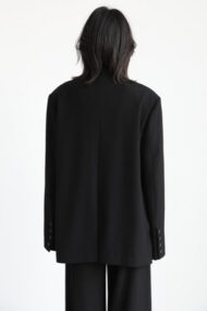 Belted Shoulder Detail Blazer - Image 11