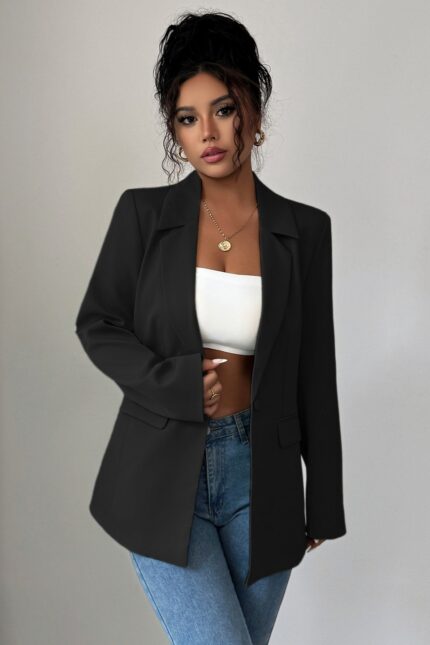 Minimalist Long Sleeve Blazer