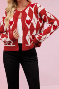Red Heart Cardigan - Image 2