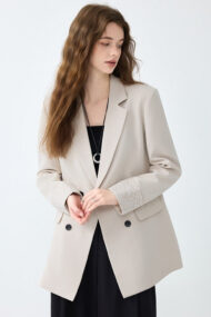 Loose Fit Long Sleeve Blazer - Image 10