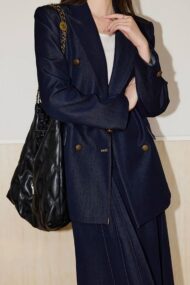 Double Breasted Twill Blazer - Image 2