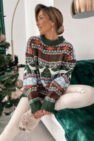 5-Color Block Striped Sweater - Image 2