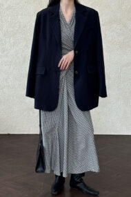 Split Back Relaxed Fit Blazer - Image 12