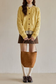 Vintage Crochet Knit Cardigan - Image 8