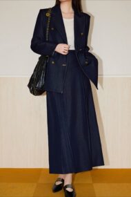 Double Breasted Twill Blazer - Image 10