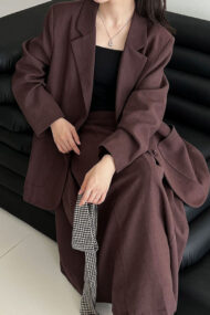 Linen Relaxed Fit Blazer - Image 5