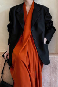 Vintage Casual Long Sleeve Blazer - Image 2