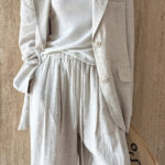 Casual Tencel Linen Suit Blazer
